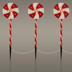 LED Lolly Lichterkette Weihnachtslichterkette wasserdicht mit Timer und verschiedenen Leuchtmodis