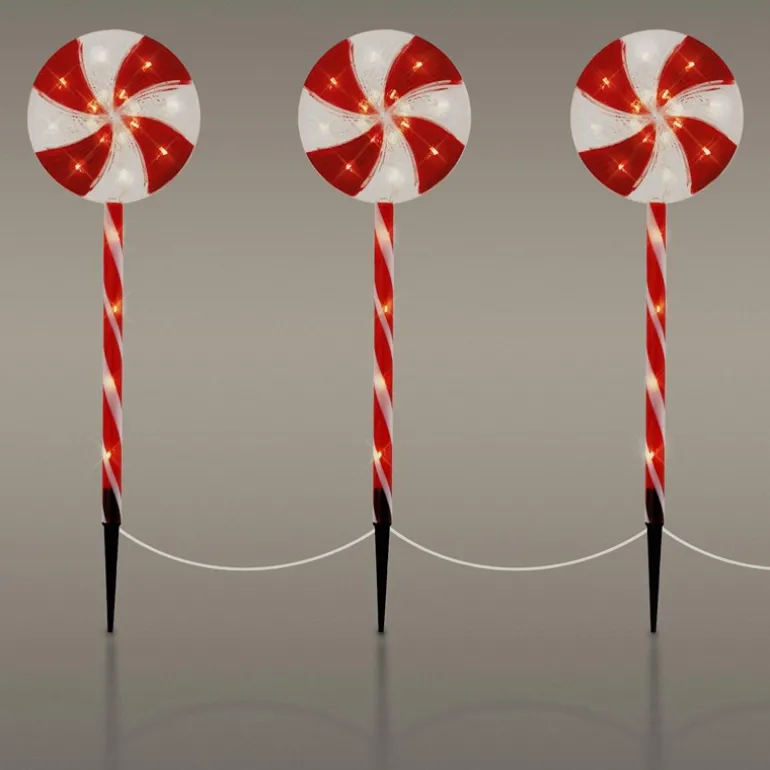 LED Lolly Lichterkette Weihnachtslichterkette wasserdicht mit Timer und verschiedenen Leuchtmodis