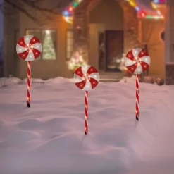 LED Lolly Lichterkette Weihnachtslichterkette wasserdicht mit Timer und verschiedenen Leuchtmodis
