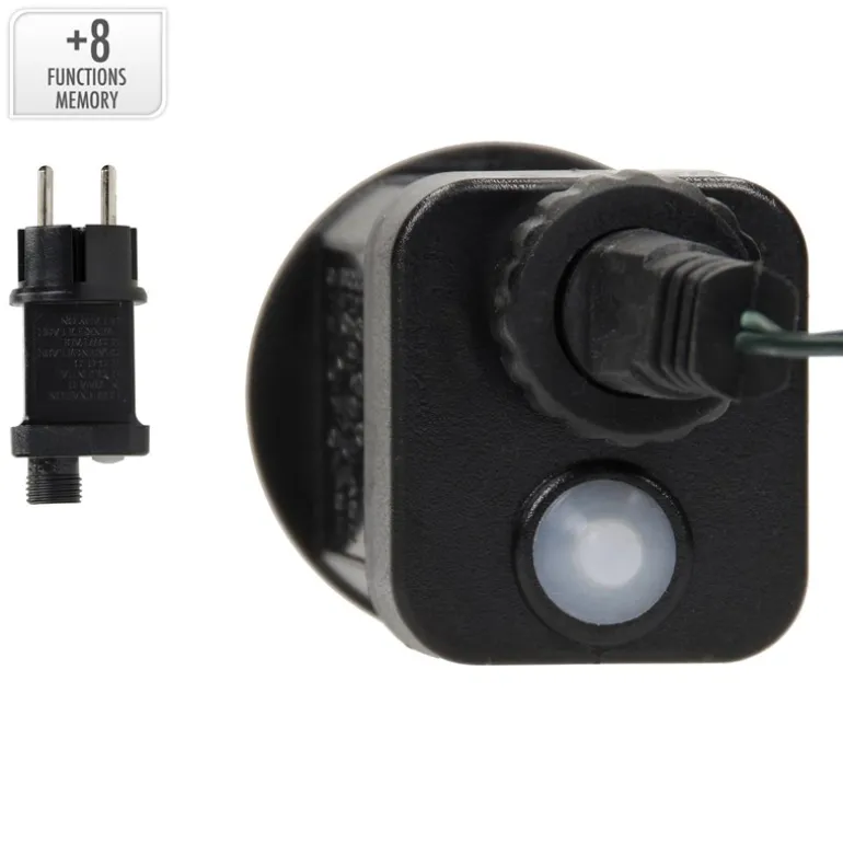 LED Micro Cluster Lichterkette 24 m mit 800 warmweißen LEDs und 8 Funktionen