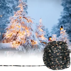 LED Micro Cluster Lichterkette 24 m mit 800 warmweißen LEDs und 8 Funktionen