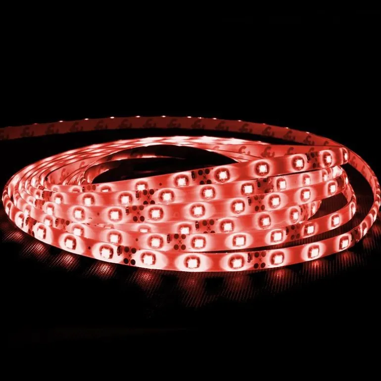 LED-Streifen 5 m rot wasserfest - 60 LED pro Meter