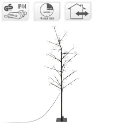 LED Weihnachtsdeko Baum 120 cm mit 240 Warmweißen LEDs
