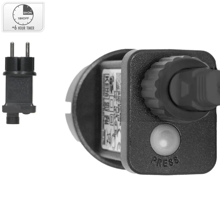 LED Weihnachtsstern 38 cm mit 500 extra-warmweißen LEDs und Timer für Innen und Außen IP44 Spritzwassergeschützt