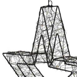 LED Weihnachtsstern 50 cm mit 720 extra-warmweißen LEDs und Timer für Innen und Außen IP44 Spritzwassergeschützt