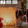 LED Zuckerstangenlichterkette 330 cm mit 28 warmweißen LEDs