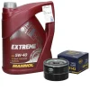 Ölfilter mit Mannol Extreme 5W40 5L, Renault Clio, Nissan Almera