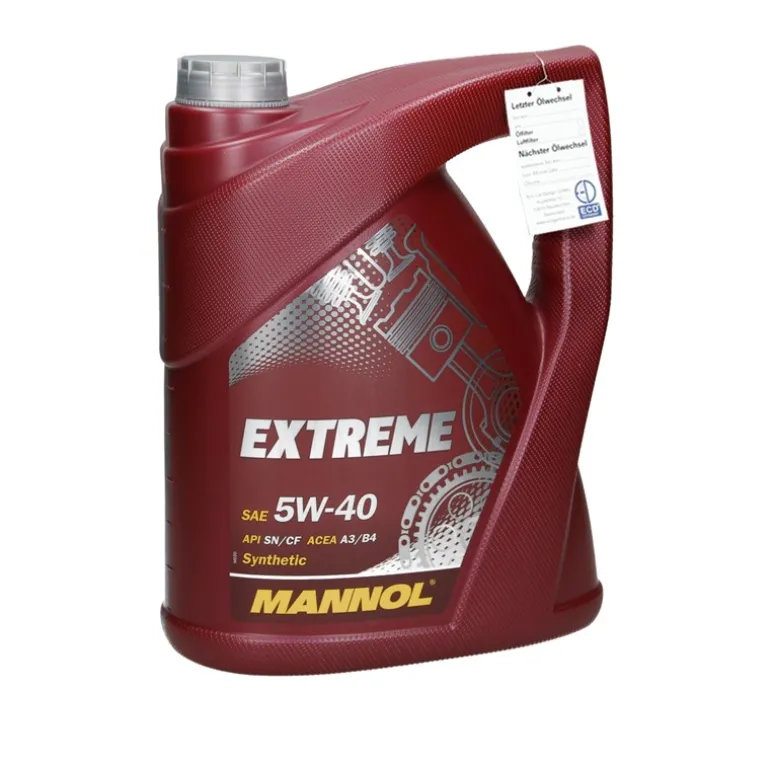 Ölfilter mit Mannol Extreme 5W40 5L, Renault Clio, Nissan Almera