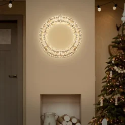 Lichterkranz für Weihnachten 38 cm warmweiß 480 LEDs IP44 Innen/Außen