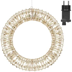 Lichterkranz für Weihnachten 58 cm warmweiß 960 LEDs IP44 Innen/Außen