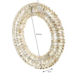 Lichterkranz für Weihnachten 58 cm warmweiß 960 LEDs IP44 Innen/Außen