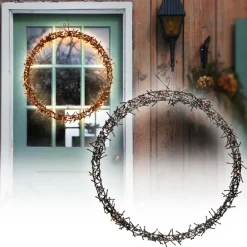 Lichterkranz für Weihnachten Ø58cm Warmweiß 500 LEDs IP44 Innen/Außen