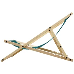 Liegestuhl 3er Set klappbar aus Holz 3 Liegepositionen bis 120 kg Dunkelgrün