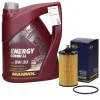 Ölwechselset mit Mannol Energy Combi LL 5W-30 5L, Opel Mokka
