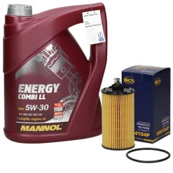 Ölwechselset mit Mannol Energy Combi LL 5W-30 5L, Opel Mokka