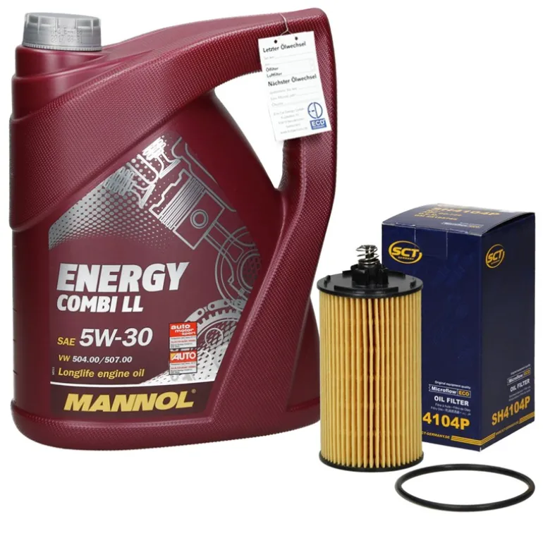 Ölwechselset mit Mannol Energy Combi LL 5W-30 5L, Opel Mokka