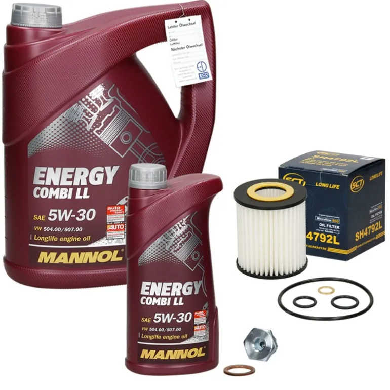 Ölwechselset mit Mannol Energy Combi LL 5W-30 6L, BMW 1er (E81)