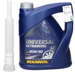Mannol Universal Getriebeöl 80W-90 4L mit Auslaufschlauch