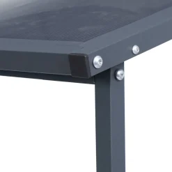 Metall Kaminholzregal 143x145x70 cm Anthrazit ML-Design