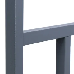 Metall Kaminholzregal 143x145x70 cm Anthrazit ML-Design