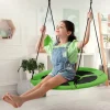 Nestschaukel für Kinder Ø100 cm Grün/Schwarz aus Polyester
