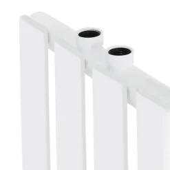 Paneelheizkörper Einlagig 600x300 mm Weiß mit Wand Anschlussgarnitur ML-Design