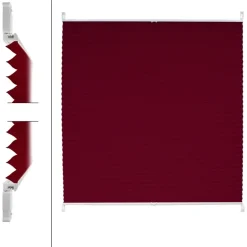 Plissee Bordeaux 55x200 cm inkl. Befestigungsmaterial