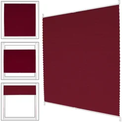 Plissee Bordeaux 55x200 cm inkl. Befestigungsmaterial