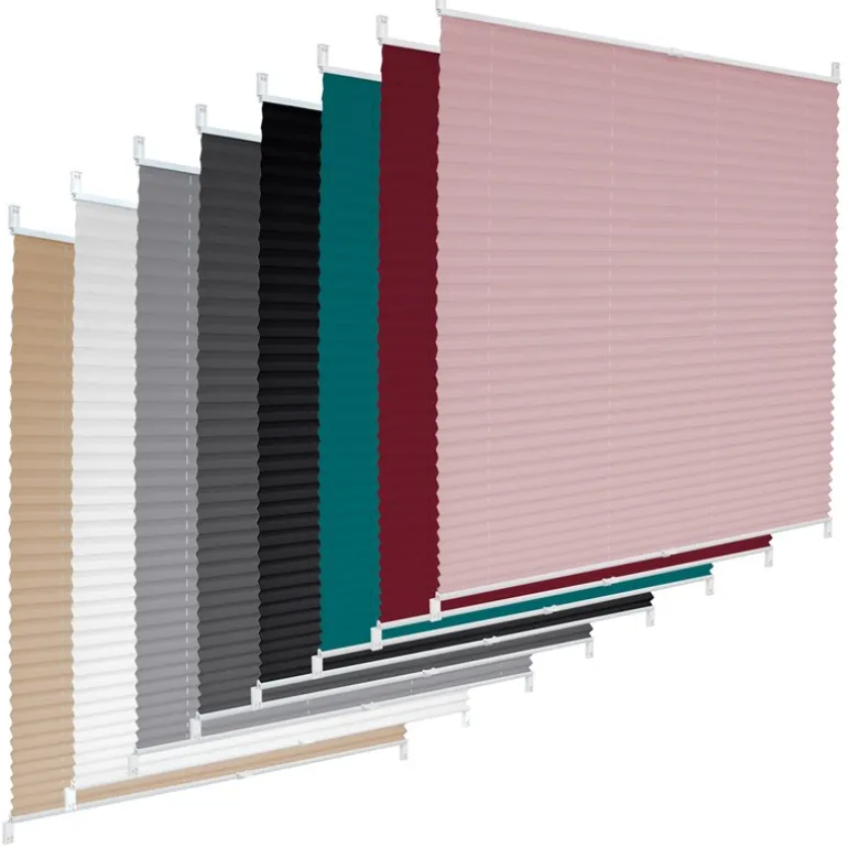 Plissee 55x200 cm Rosa inkl. Befestigungsmaterial