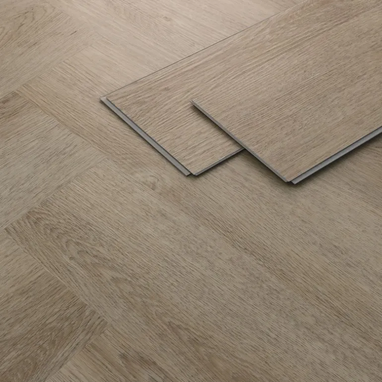 PVC Vinylboden Bodenbelag Set à 20 Dielen 4,2mm für 1,56m² mit Klick-System Fischgräte Eiche dunkel ML-Design
