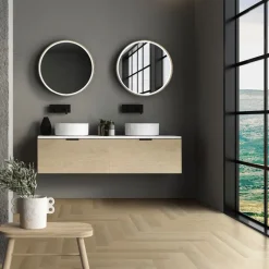 PVC Vinylboden Bodenbelag Set à 20 Dielen 4,2mm für 1,56m² mit Klick-System Fischgräte Eiche natur ML-Design