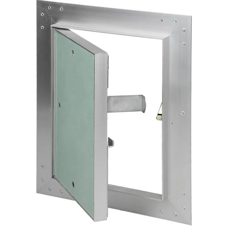 Revisionsklappe GK-Einlage 150x200 mm mit Rahmen aus Aluminium
