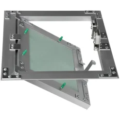 Revisionsklappe GK-Einlage 200x250 mm mit Rahmen aus Aluminium