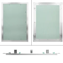 Revisionsklappe GK-Einlage 400x600 mm mit Rahmen aus Aluminium
