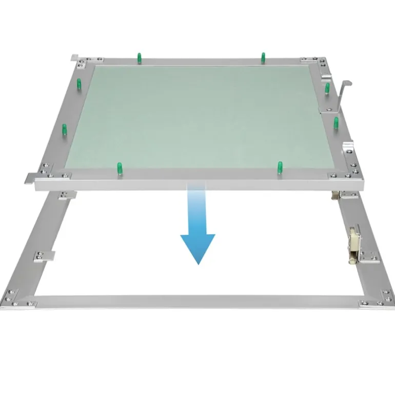 Revisionsklappe GK-Einlage 600x600 mm mit Rahmen aus Aluminium
