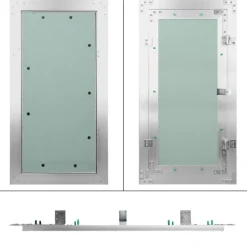 Revisionsklappe GK-Einlage, 300x600 mm, mit Rahmen aus Aluminium