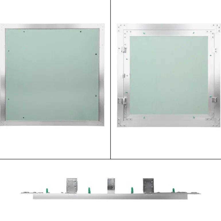 Revisionsklappe GK-Einlage, 500x500 mm, mit Rahmen aus Aluminium