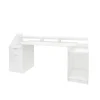 Schreibtisch mit Schublade 180x90 cm Weiß aus MDF ML-Design