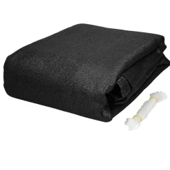 Sonnensegel dreieck 3,6x3,6x3,6 m Anthrazit 100% HDPE mit UV Schutz inkl. Befestigungsseile