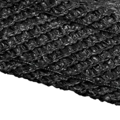 Sonnensegel quadrat 3,6x3,6 m Anthrazit 100% HDPE mit UV Schutz inkl. Befestigungsseile