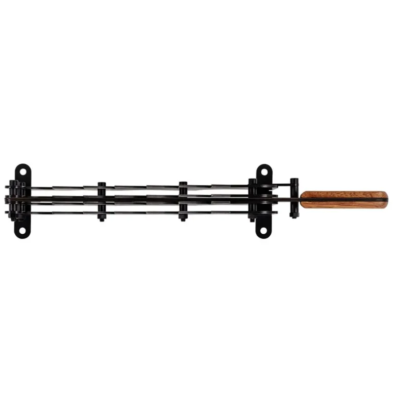 Spanmesser Handholzspalter mit Holzgriff schwarz inkl. Montagematerial manueller Holzspalter