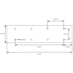 2 Stück Tischbeine Bankkufen B43xH40 cm Tischkufen X-Form aus Stahl pulverbeschichtet Schwarz ML-Design