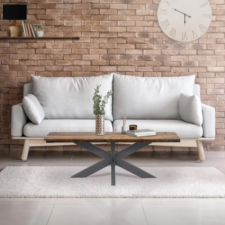 Tischbeine Tischgestell X-Design 98x58x43 cm Anthrazit aus Metall ML-Design