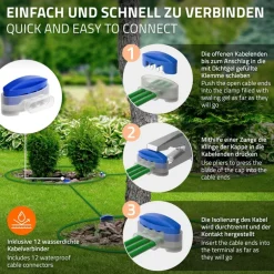 Universal 100m Begrenzungskabel für Mähroboter + 400 Erdnägel
