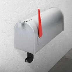 Wandhalterung Ständerhalterung für US Mailbox Schwarz aus Metall ML-Design