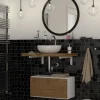 Wandkonsole Regalhalterung 2er Set 400 x 150 mm weiß aus Stahl ML-Design