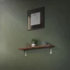 Wandkonsole Regalhalterung 2er Set 120 x 120 mm Silber aus Aluminium ML-Design