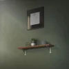 Wandkonsole Regalhalterung 2er Set 120 x 120 mm Silber aus Aluminium ML-Design