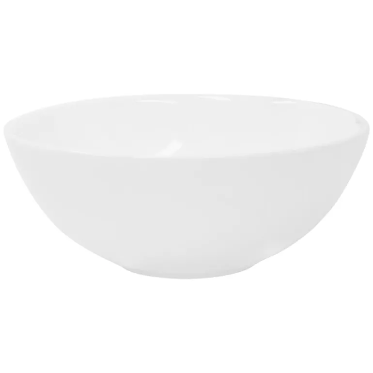 Waschbecken Rund ohne Überlauf Ø 28x11,6 cm Weiß aus Keramik ML-Design