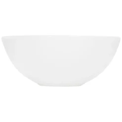 Waschbecken Rund ohne Überlauf Ø 28x11,6 cm Weiß aus Keramik ML-Design